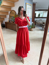 Cargar imagen en el visor de la galería, APRIL - Maxi vestido rojo