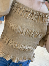 Cargar imagen en el visor de la galería, MANUELA - Blusa cafe