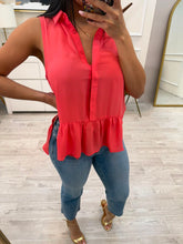 Cargar imagen en el visor de la galería, LILY - Blusa coral