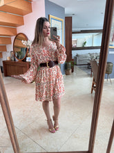 Cargar imagen en el visor de la galería, TEODORA - Vestido corto estampado