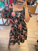 Cargar imagen en el visor de la galería, RAFAELA - Vestido midi estampado
