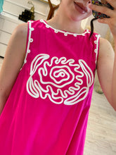 Cargar imagen en el visor de la galería, ERENDIRA - Vestido corto fucsia