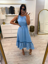 Cargar imagen en el visor de la galería, MAEVE - Vestido midi azul