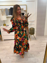 Cargar imagen en el visor de la galería, OLIVIA - Maxi vestido estampado
