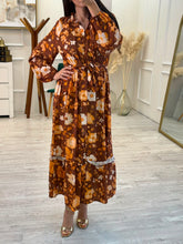 Cargar imagen en el visor de la galería, ROSETTA - Vestido estampado floral