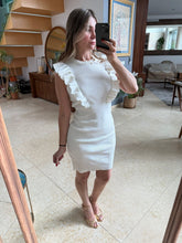 Cargar imagen en el visor de la galería, ARLINGTON - Vestido corto blanco