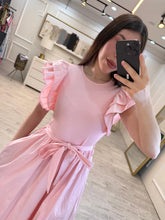 Cargar imagen en el visor de la galería, CORALINE - Maxi vestido rosa