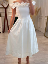 Cargar imagen en el visor de la galería, PEARL - Maxi vestido blanco