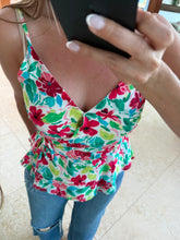 Cargar imagen en el visor de la galería, TULIP - Blusa tirantes estampado floral