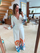 Cargar imagen en el visor de la galería, FREYA - Palazzo blanco estampado