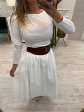 Cargar imagen en el visor de la galería, MITCHELL - Maxi vestido blanco