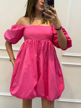Cargar imagen en el visor de la galería, KATHY - Vestido corto rosa barbie