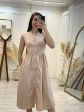 Cargar imagen en el visor de la galería, ELSINORE - Maxi vestido khaki