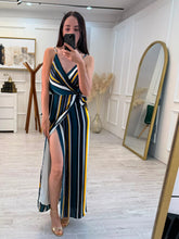 Cargar imagen en el visor de la galería, LINDA - Maxi vestido rayado
