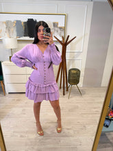 Cargar imagen en el visor de la galería, EIRA - Vestido corto lila