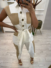 Cargar imagen en el visor de la galería, VIRGINIA - Palazzo blanco con beige