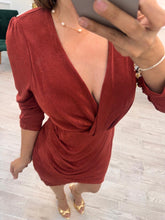 Cargar imagen en el visor de la galería, ZOE - Vestido corto chedron