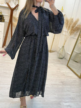 Cargar imagen en el visor de la galería, JORDYN - Maxi vestido manga larga