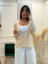 Cargar imagen en el visor de la galería, DULCINEA - Blusa de punto beige