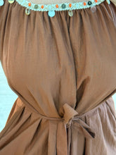 Cargar imagen en el visor de la galería, FARRAH - Maxi vestido cafe