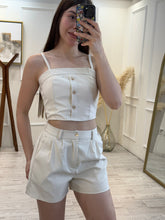 Cargar imagen en el visor de la galería, OSIRIS - Set blusa y short beige