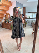 Cargar imagen en el visor de la galería, HAZEL - Vestido corto estampado