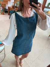 Cargar imagen en el visor de la galería, GERMANA - Vestido corto denim