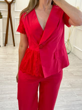 Cargar imagen en el visor de la galería, FRANCISCA - Set blusa y pantalon rojo