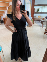 Cargar imagen en el visor de la galería, DIONISA - Maxi vestido negro