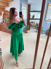 Cargar imagen en el visor de la galería, GRAYSON - Maxi vestido verde