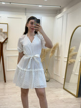 Cargar imagen en el visor de la galería, CANDELARIA - Vestido corto blanco