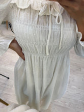 Cargar imagen en el visor de la galería, ASMARA - Vestido midi blanco