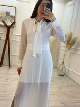 Cargar imagen en el visor de la galería, VANIA - Maxi vestido blanco