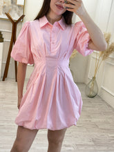 Cargar imagen en el visor de la galería, NINFA - Vestido corto rosa