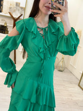 Cargar imagen en el visor de la galería, AURA - Maxi vestido verde
