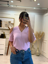 Cargar imagen en el visor de la galería, TIFFANY - Blusa lila