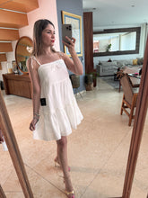 Cargar imagen en el visor de la galería, ROMINA - Vestido corto blanco