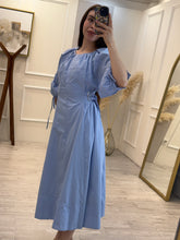 Cargar imagen en el visor de la galería, LANDINA - Maxi vestido azul