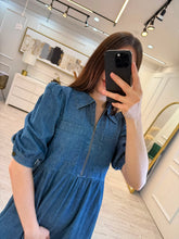Cargar imagen en el visor de la galería, AMALIA - Maxi vestido azul