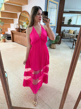 Cargar imagen en el visor de la galería, BERYL - Maxi vestido fucsia