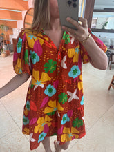 Cargar imagen en el visor de la galería, IMANI - Vestido corto estampado