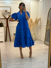 Cargar imagen en el visor de la galería, NILA - Maxi vestido azul