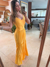 Cargar imagen en el visor de la galería, FEDRA - Maxi vestido amarillo