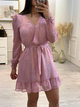 Cargar imagen en el visor de la galería, WHITNEY - Vestido corto rosa viejo