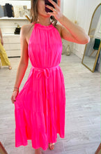 Cargar imagen en el visor de la galería, THALIA - Maxi vestido rosa