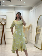 Cargar imagen en el visor de la galería, TELMA - Maxi vestido estampado
