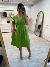 Cargar imagen en el visor de la galería, HOLLY - Vestido corto verde
