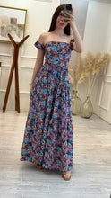 Cargar imagen en el visor de la galería, GRAYSON - Maxi vestido estampado