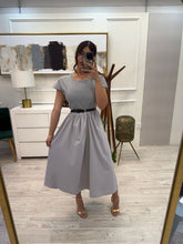 Cargar imagen en el visor de la galería, AURORA - Maxi vestido gris