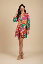 Cargar imagen en el visor de la galería, HALLOW - Vestido estampado patchwork